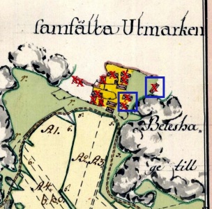 Storskifte år 1778, Lantmäteristyrelesens arkiv.